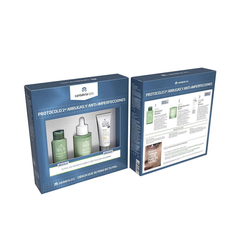 Biretix Sérum Doble Corrreción Estuche 3 pz