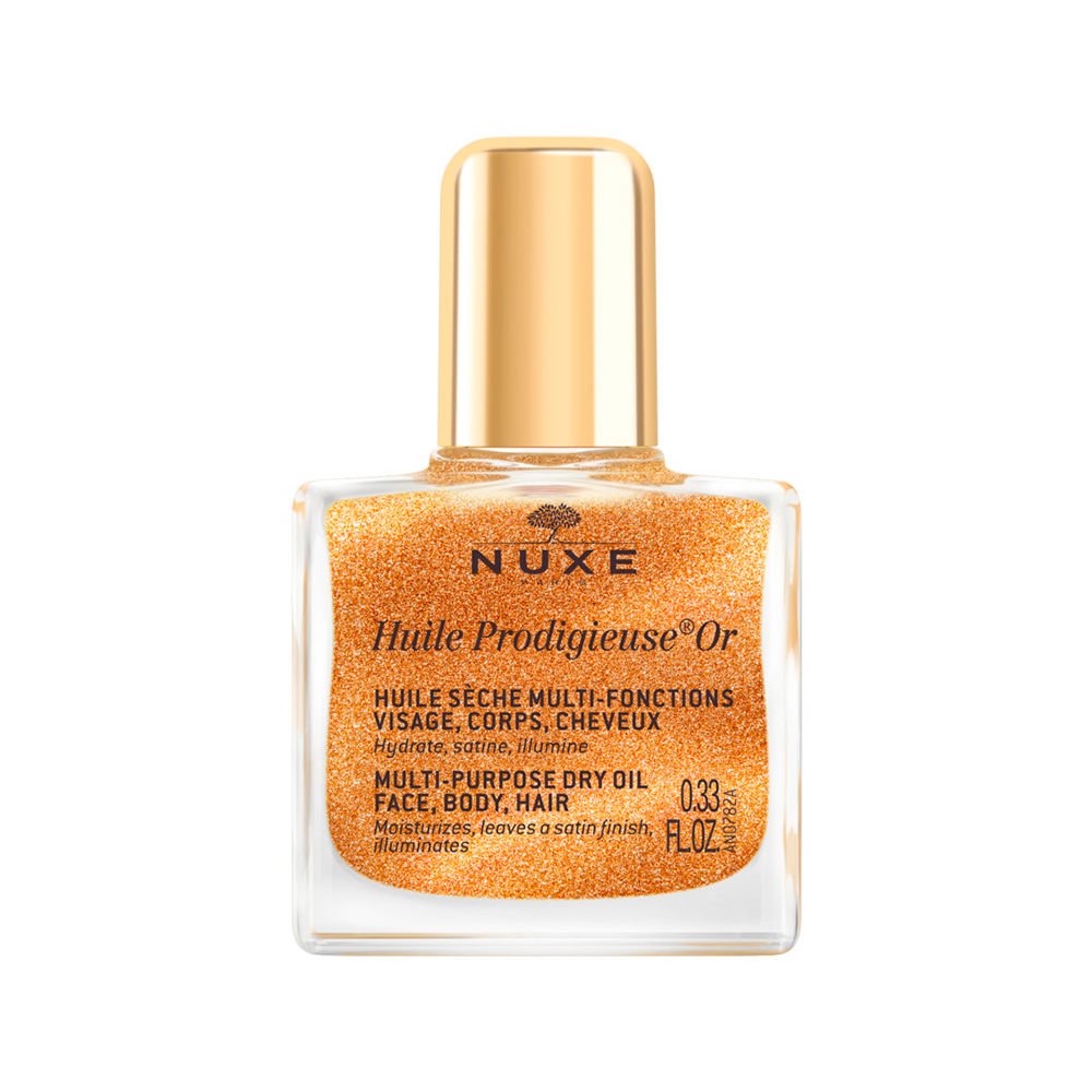 Nuxe Reve de Miel Lippenbalsam 10 ml + Prodigieuse Or Trockenöl 10 ml Geschenkset 8