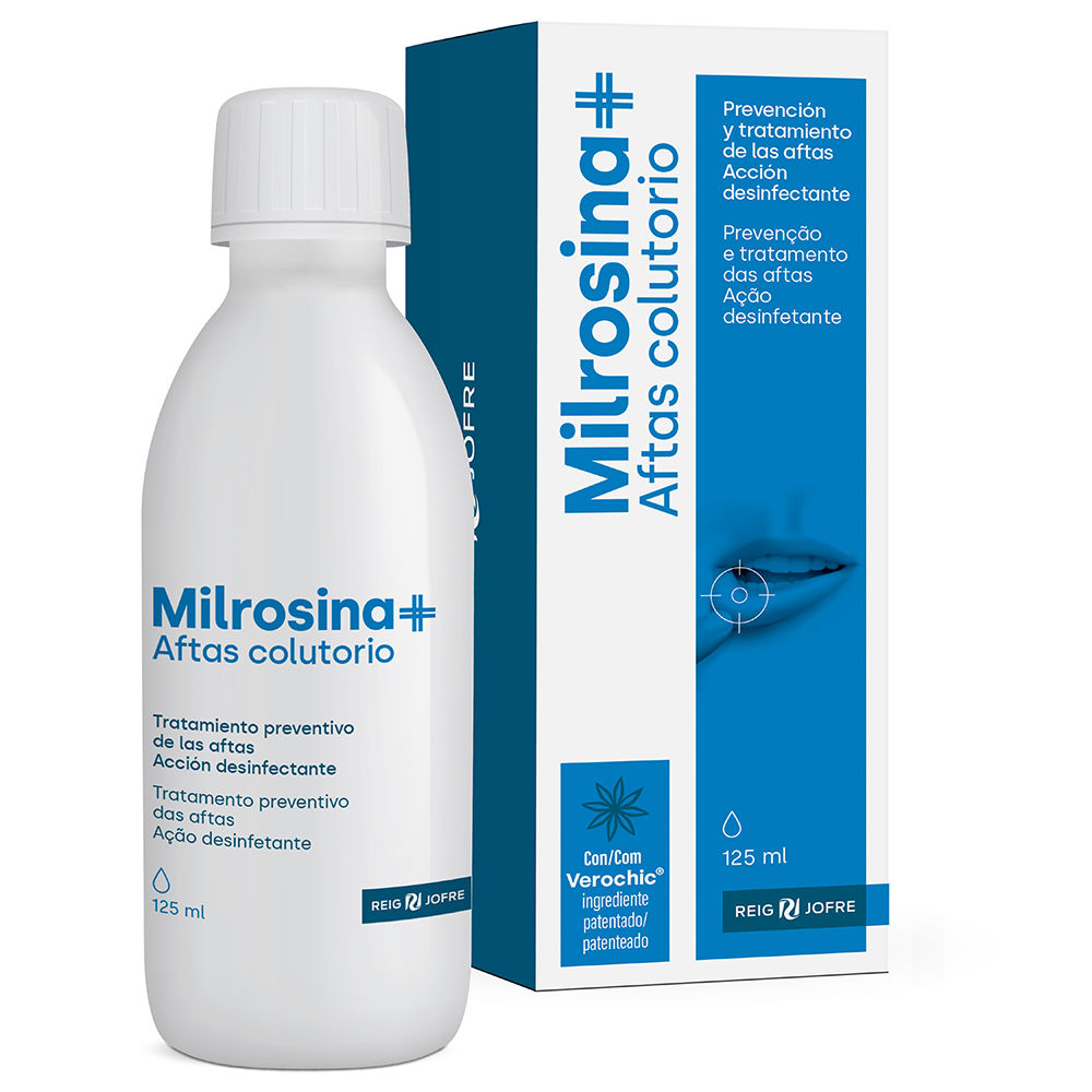 MILROSINA+ aftas colutorio 125 ml