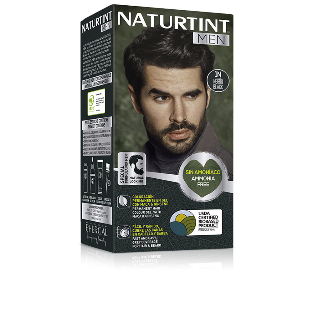 Naturtint Men tinte sin amoniaco #1Nnegro