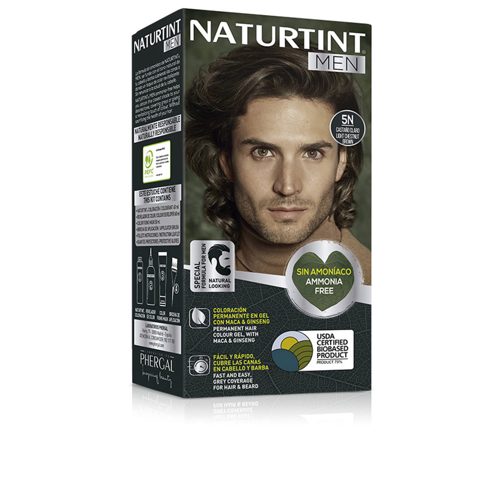 Naturtint Men tinte sin amoniaco #5Ncastaño claro