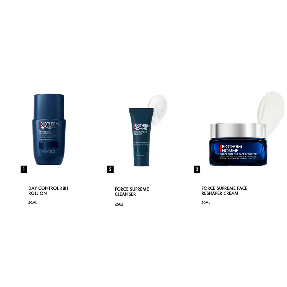 CREMA HOMME FORCE SUPREME ESTUCHE, Tratamientos Faciales Biotherm
