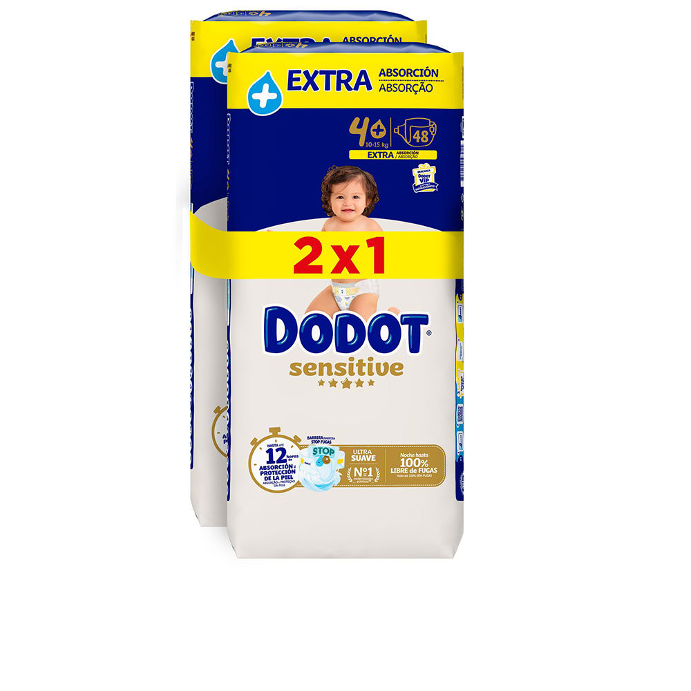 Dodot Sensitive Extra Windeln Größe 4 10-15 kg 96 Einheiten