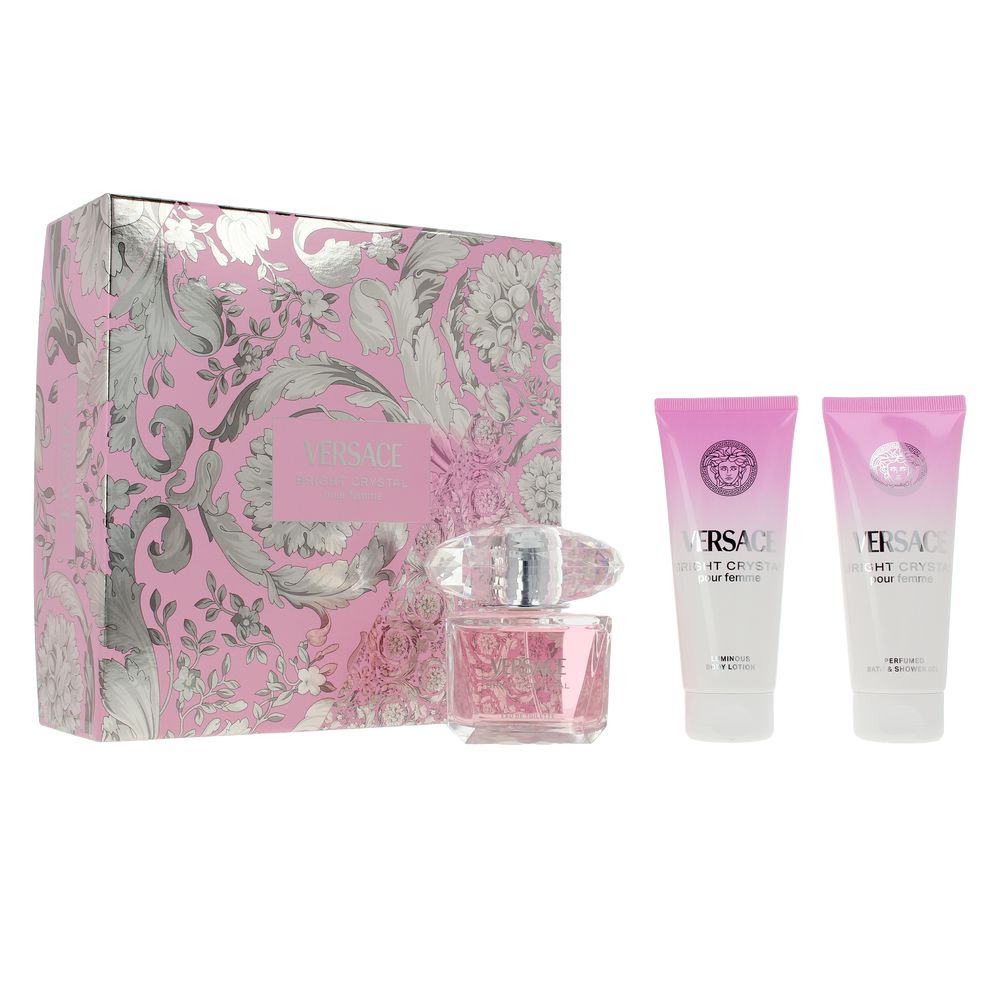 Coffret en cristal brillant 4 pièces