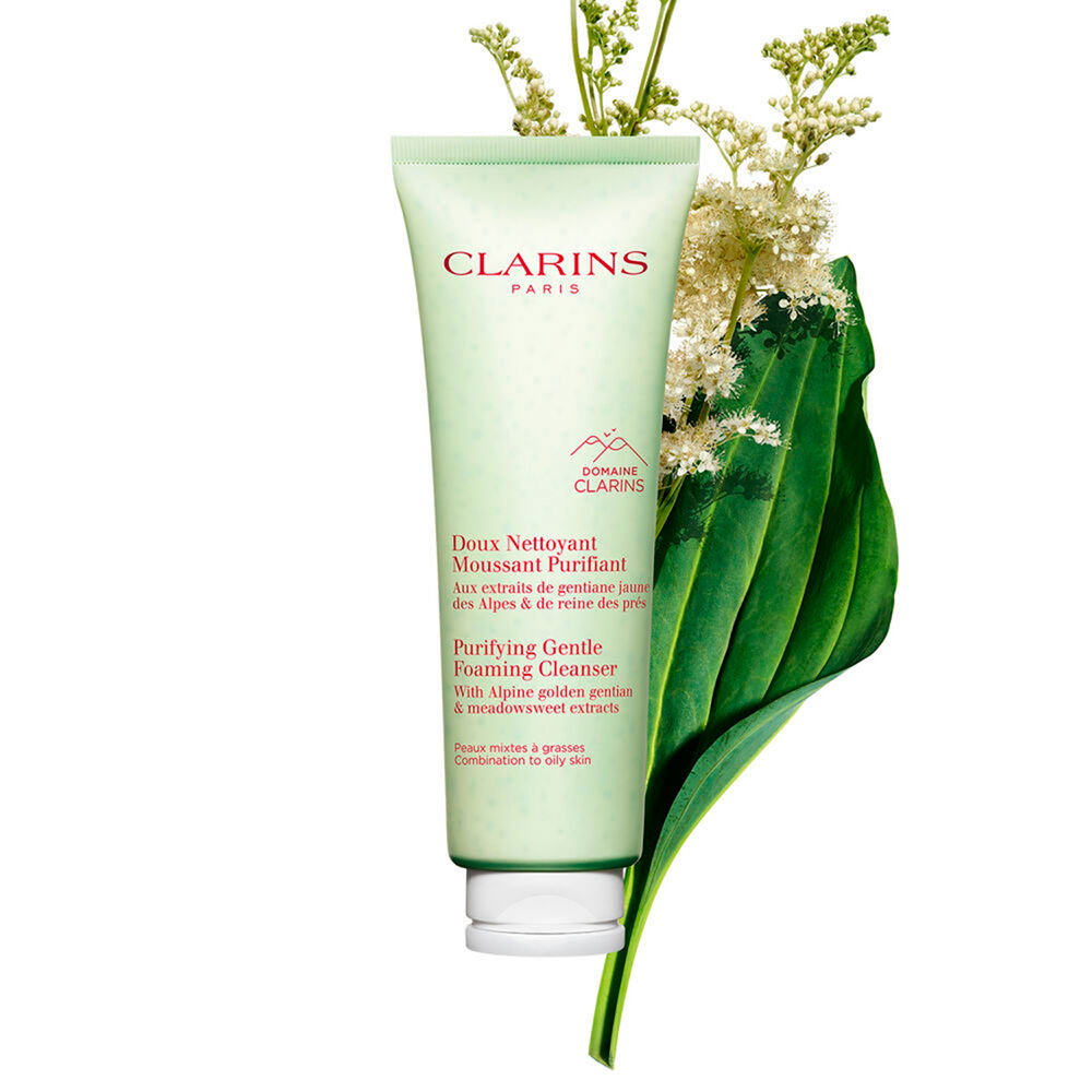 Clarins Doux Nettoyant Moussant Purifiant Reiniger 125 ml 7