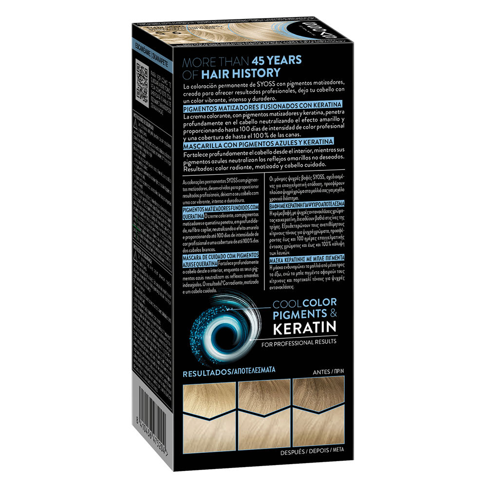 Permanent Cool Color #9.5 Rub Muy Claro Ceniza - vue 2