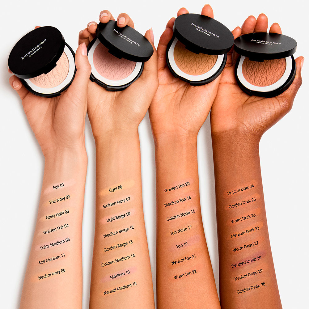 bareMinerals Fond de teint poudre pressée Original SPF15 Doré 9g 5