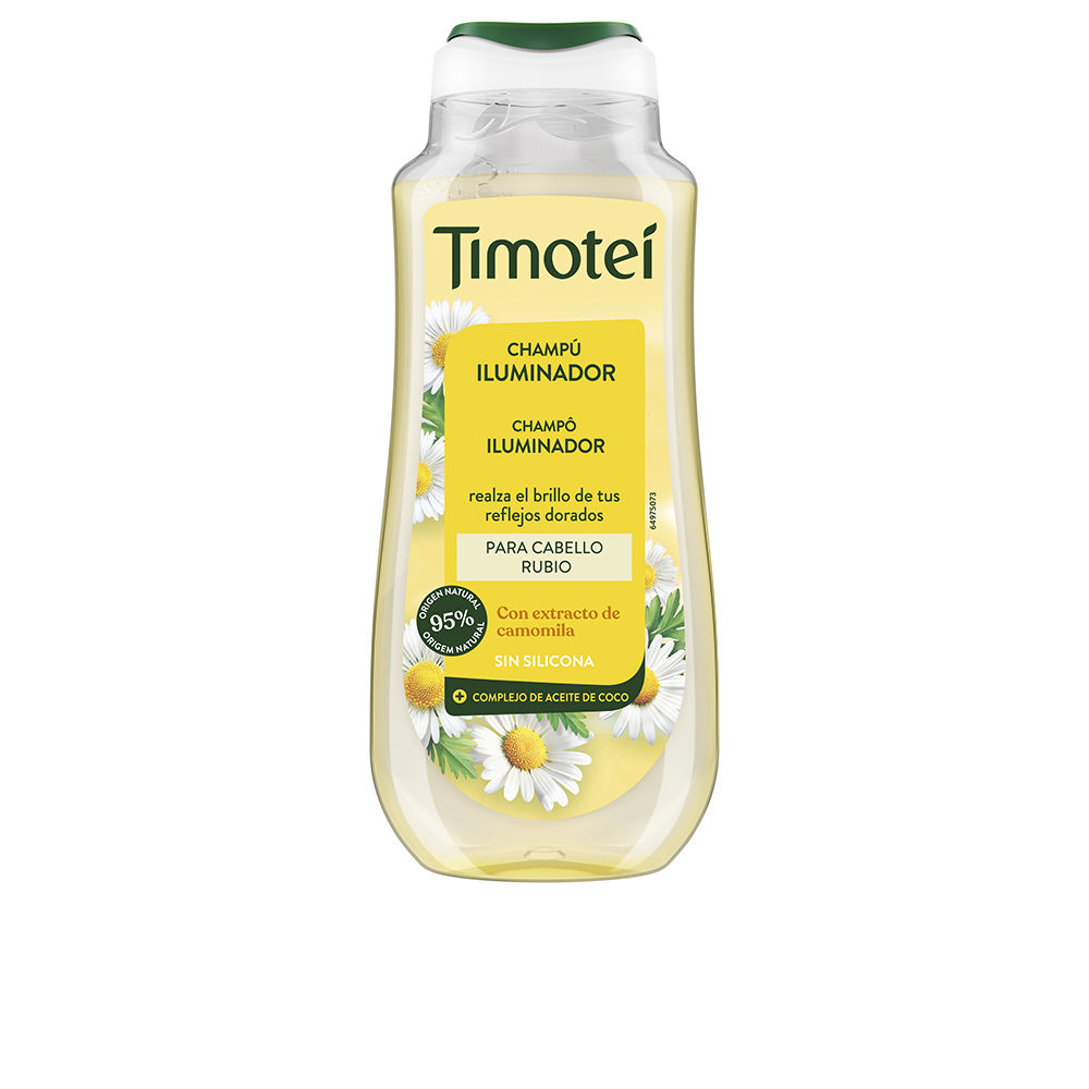 Timotei champu con extracto de camomila realza el brillo para cabello rubio 300 ml