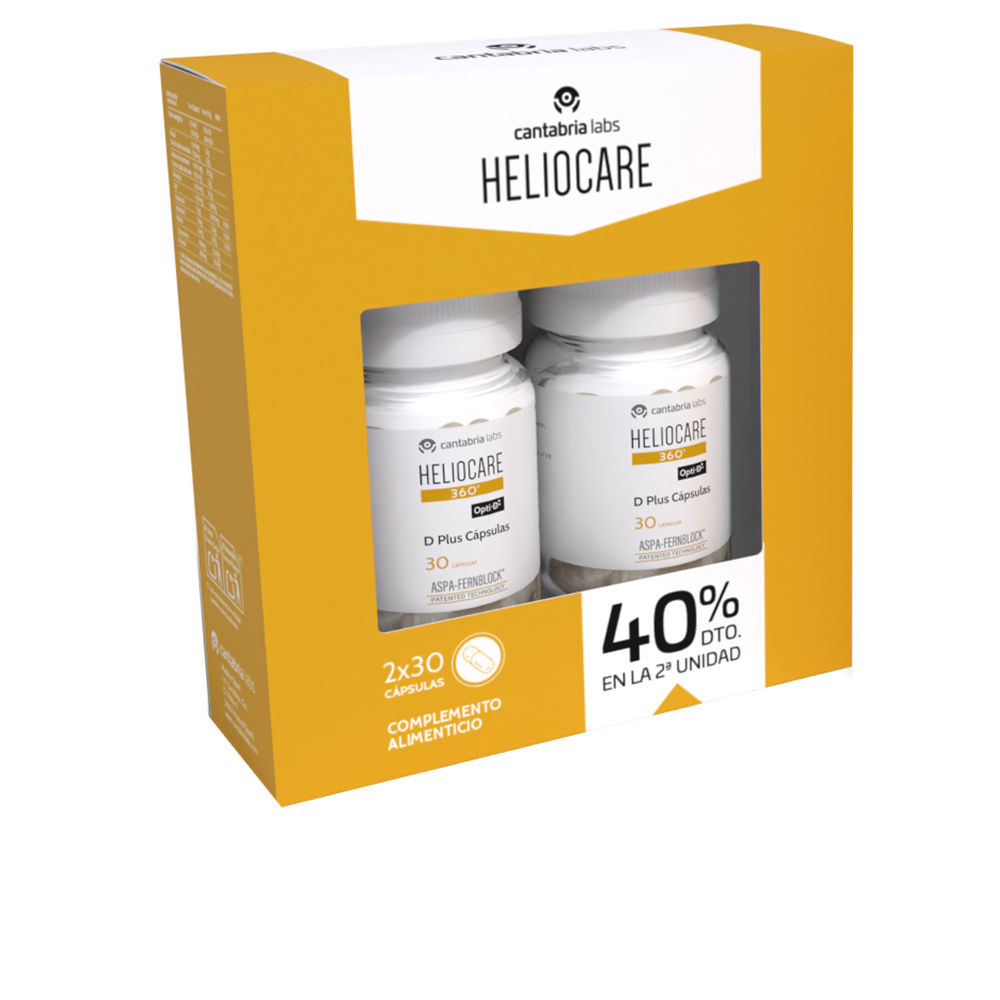 Heliocare 360° D Plus oral cápsulas pack 2 x 30 u