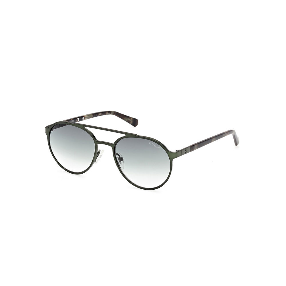 Guess Lunettes De Soleil Gu00211 Matte Dark Green / Gradient Green One Size Homme 2
