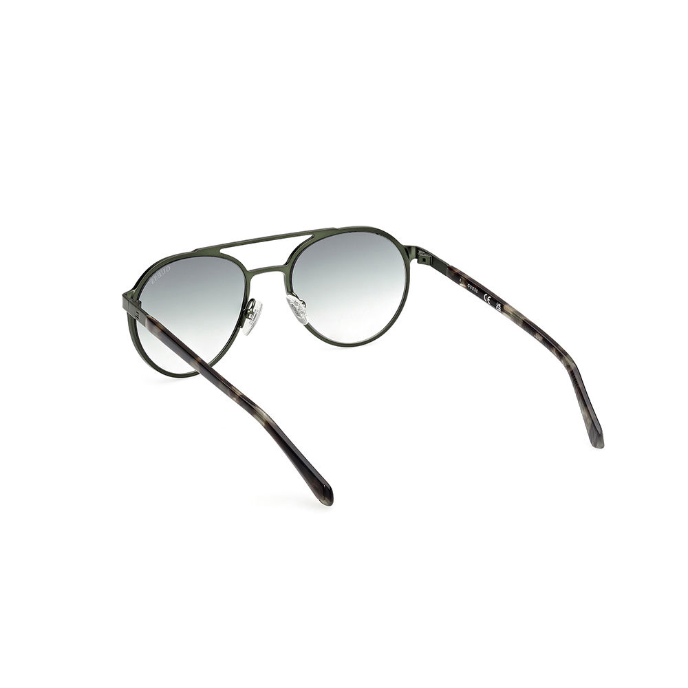 Guess Lunettes De Soleil Gu00211 Matte Dark Green / Gradient Green One Size Homme 3