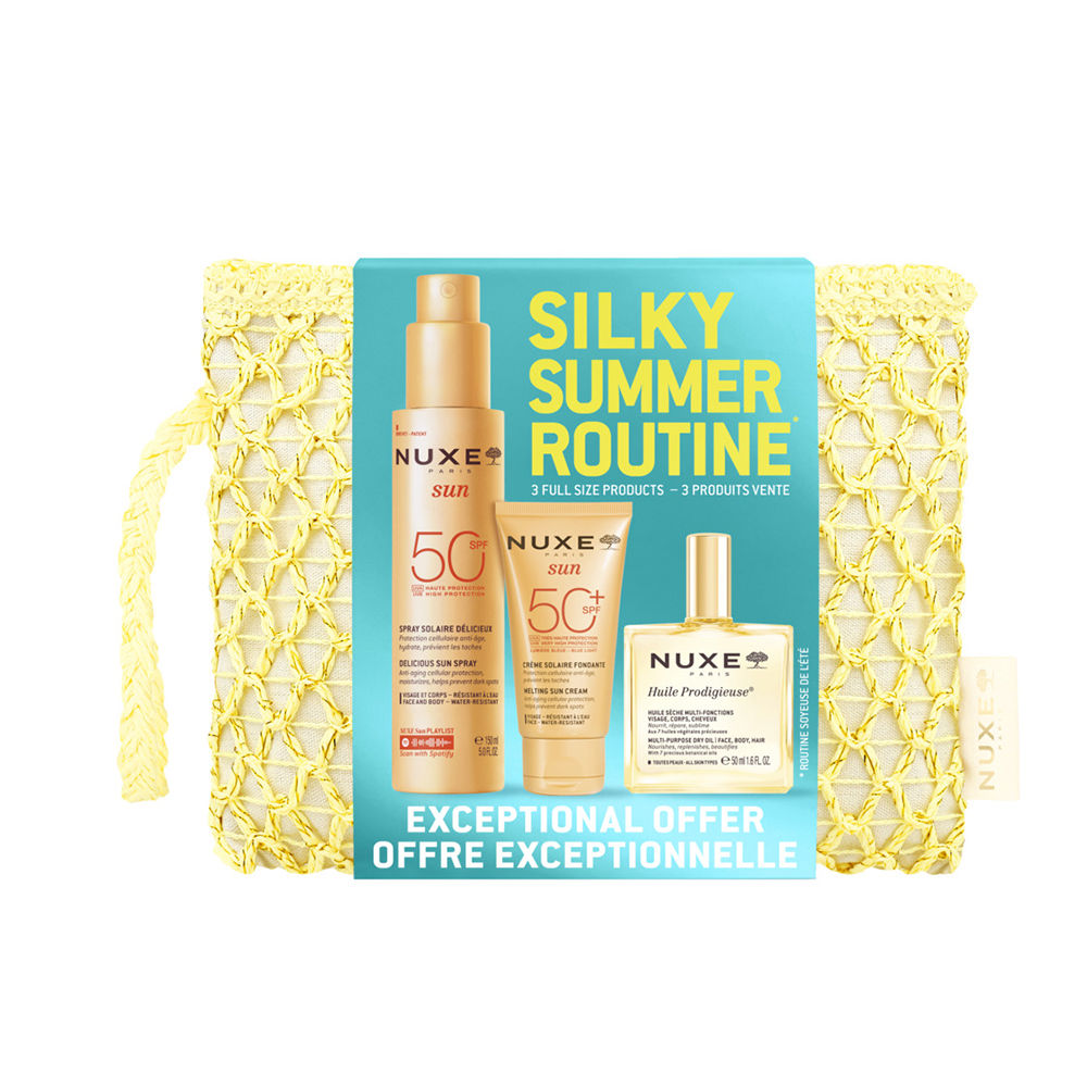 Nuxe Sun Rutina Sedosa De Verano Estuche 4 pz