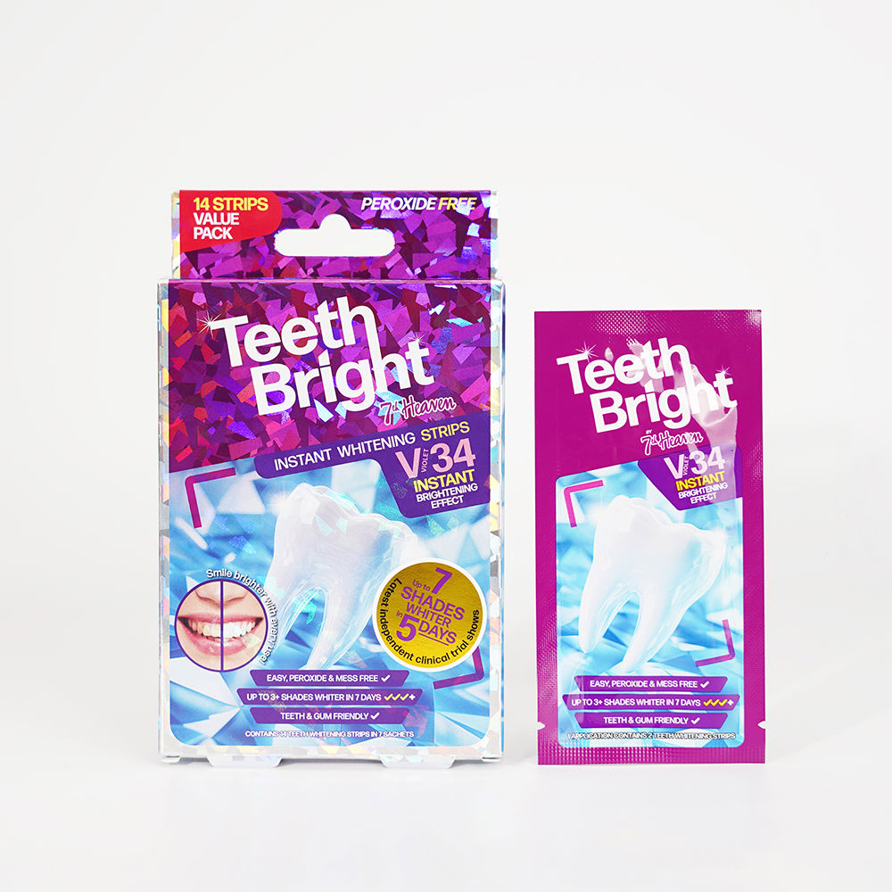 7th Heaven TEETH BRIGHT whitening dental strips