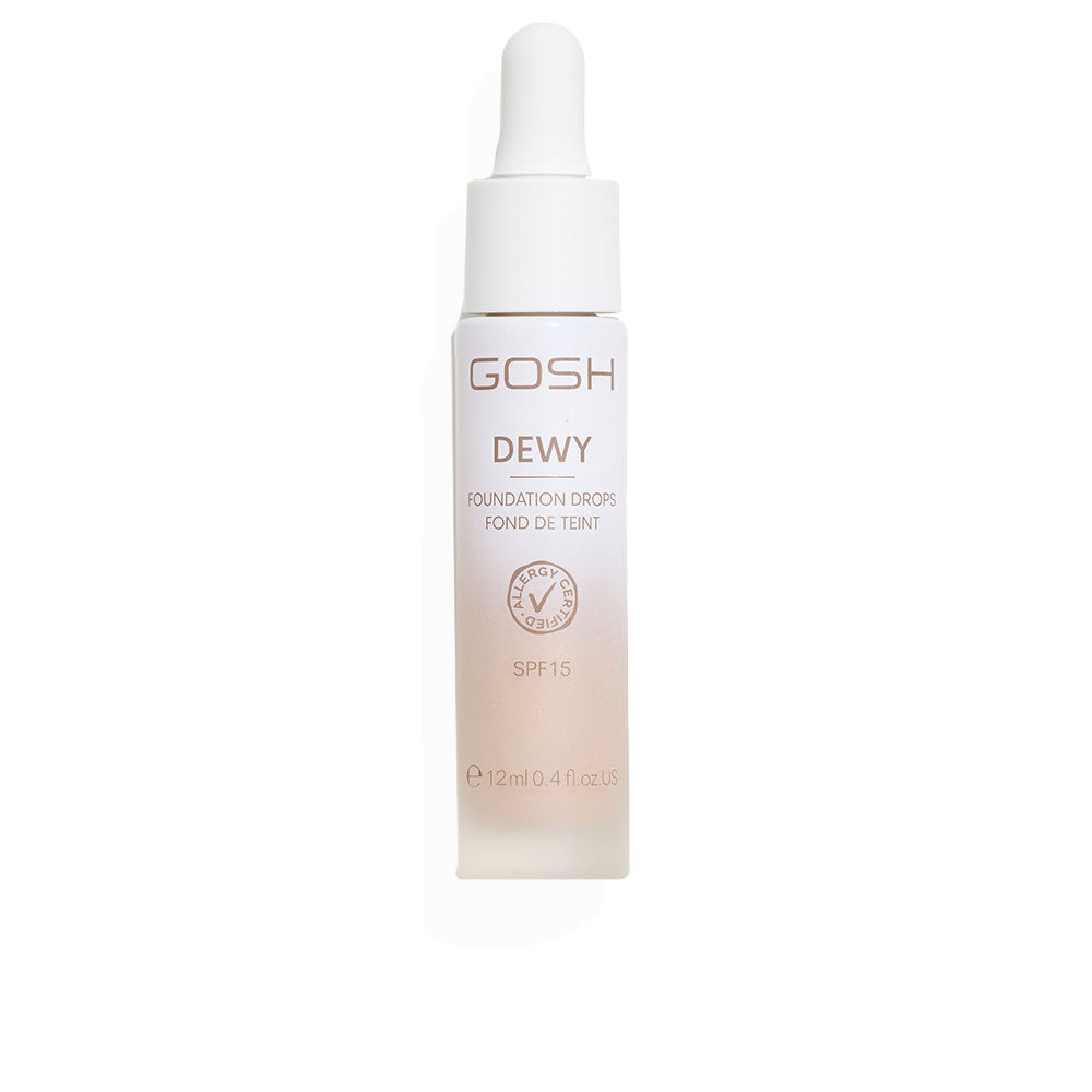 Gosh Copenhagen Fond de teint Dewy Foundation Drops 006 Medium Gosh 15ml - vue 2