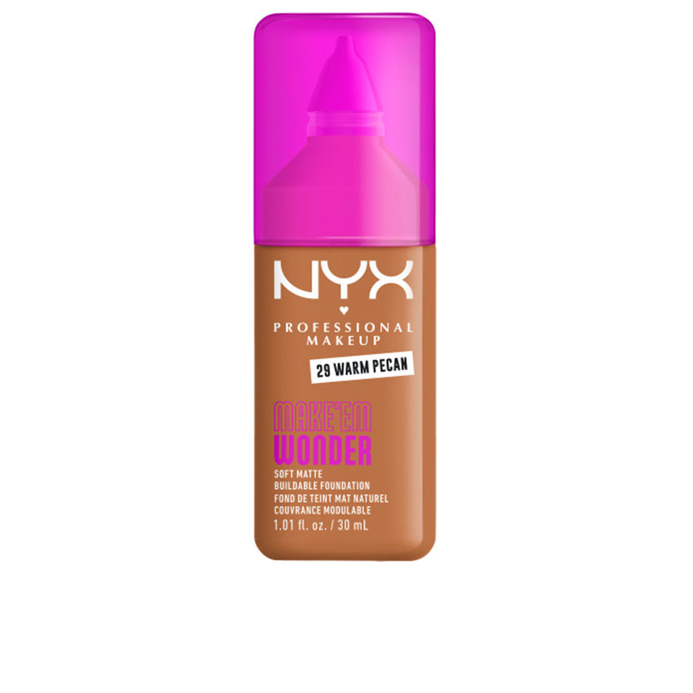 NYX Professional Makeup Make âEm Wonder fond de teint lÃ©ger matifiant teinte 29 Warm Pecan 30 ml - vue 2