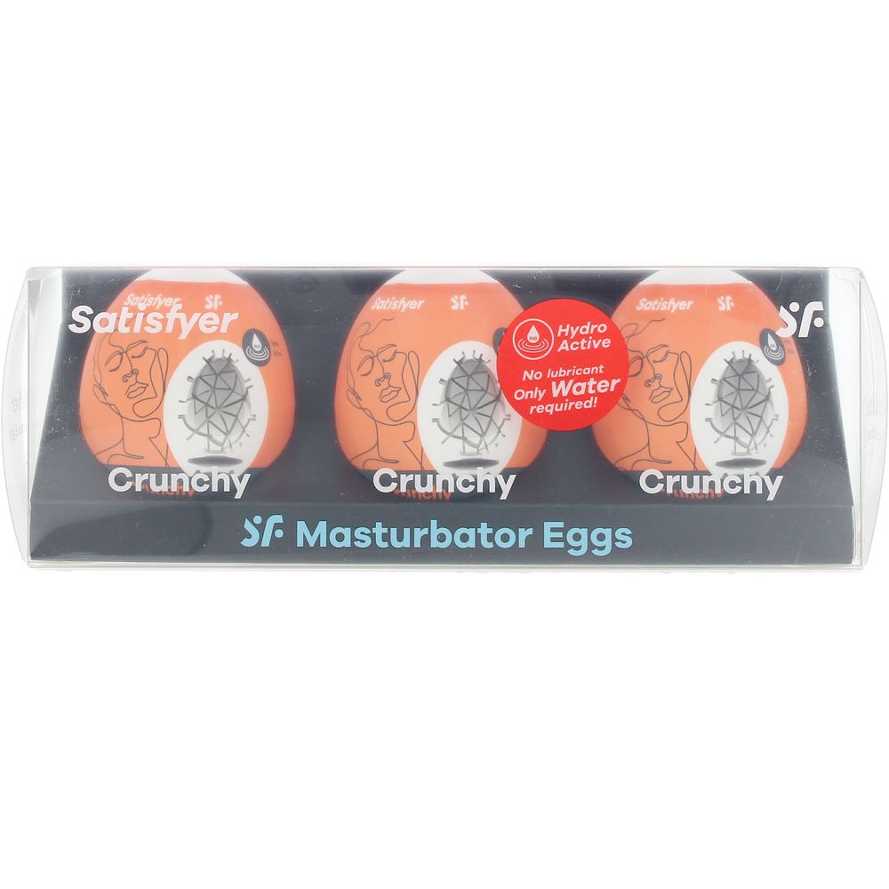 Satisfyer Huevos Masturbadores Chrunchy Estuche 3 pz