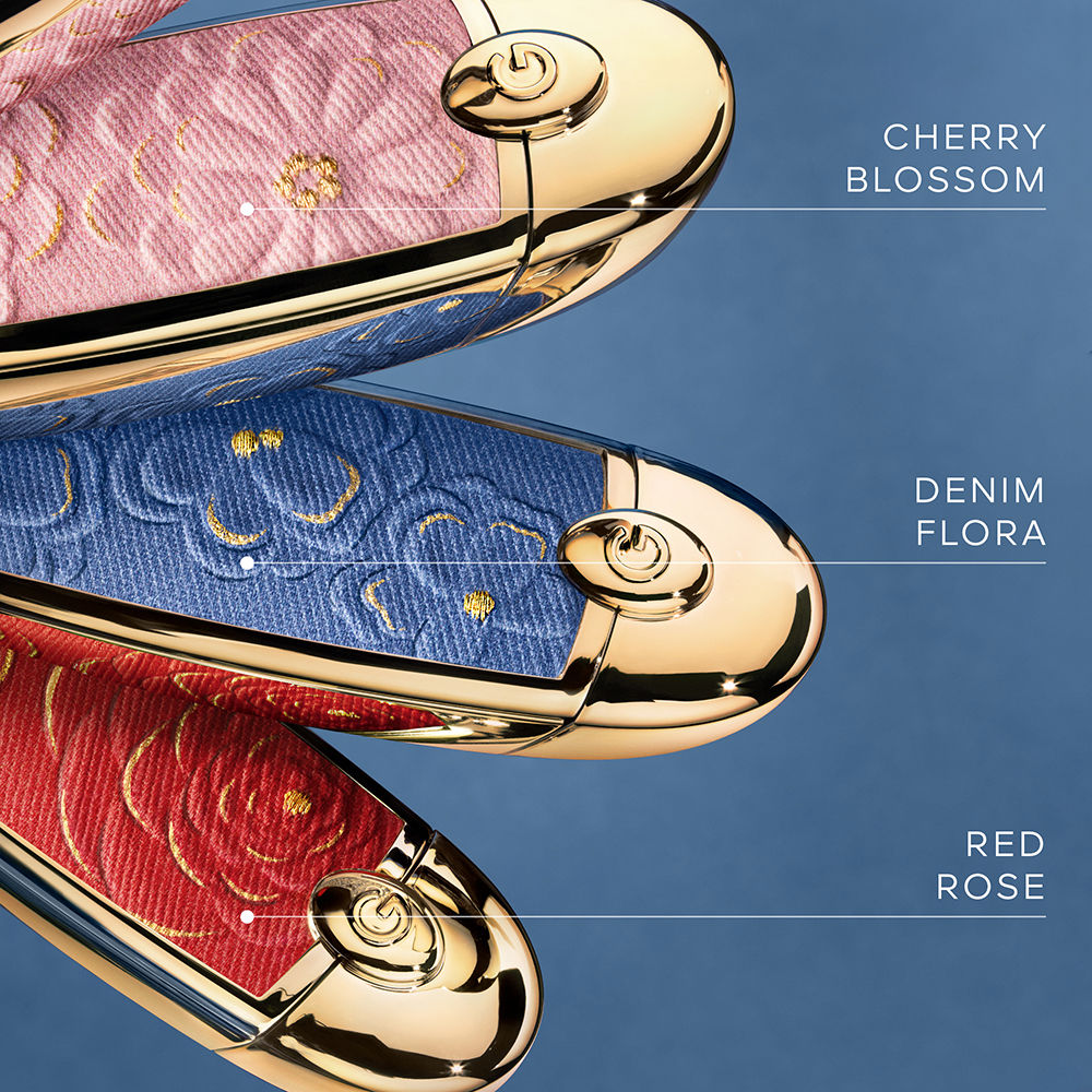ROUGE G BLOOMING DENIM 限定ケース、リップメイク Guerlain-Perfumes Club