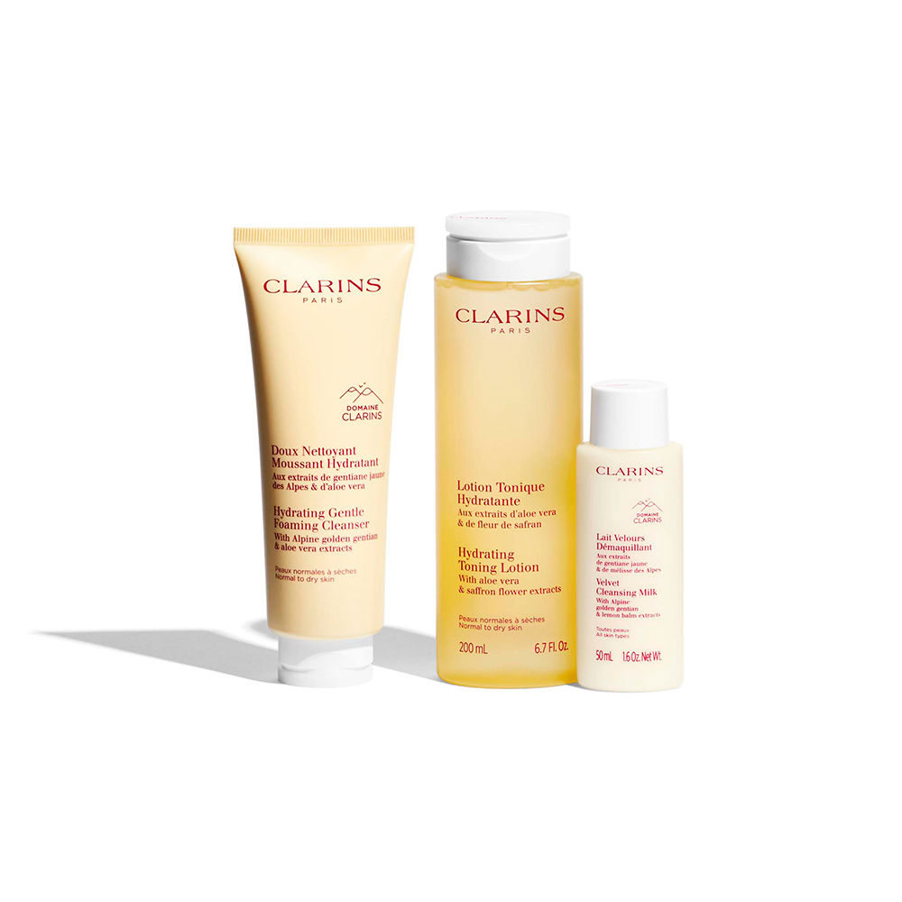 Clarins NORMAL-DRY SKIN CLEANSING ESSENTIALS SET