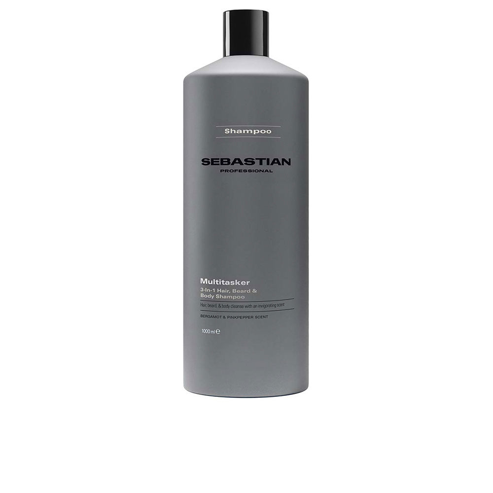 Multitasker champú 3-en-1 para hombre cabello, barba y cuerpo limpia y aporta frescor 1000 ml