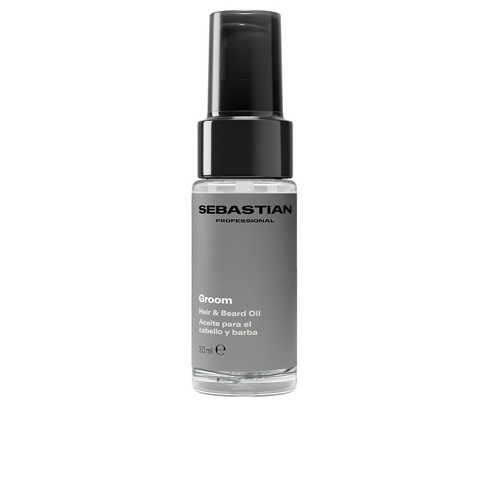 Groom aceite de cabello y barba para hombre aporta suavidad, definición y brillo 30 ml