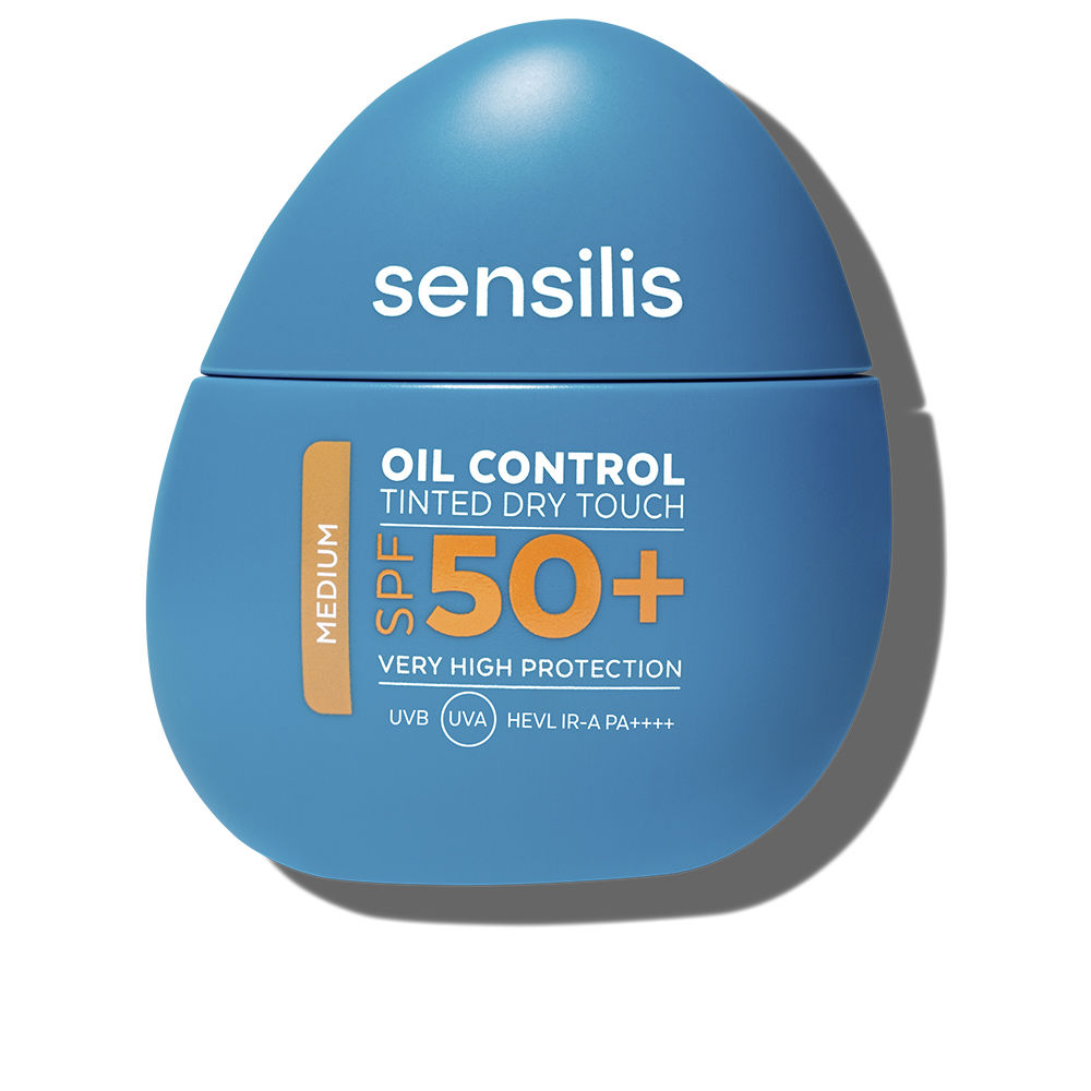 Oil Control Dry Touch protector solar con color SPF50+ #Medium