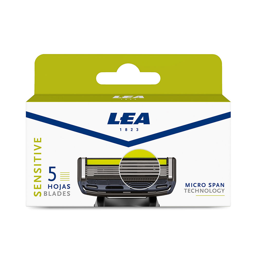 Sensitive recambio 5 hojas 4 u
