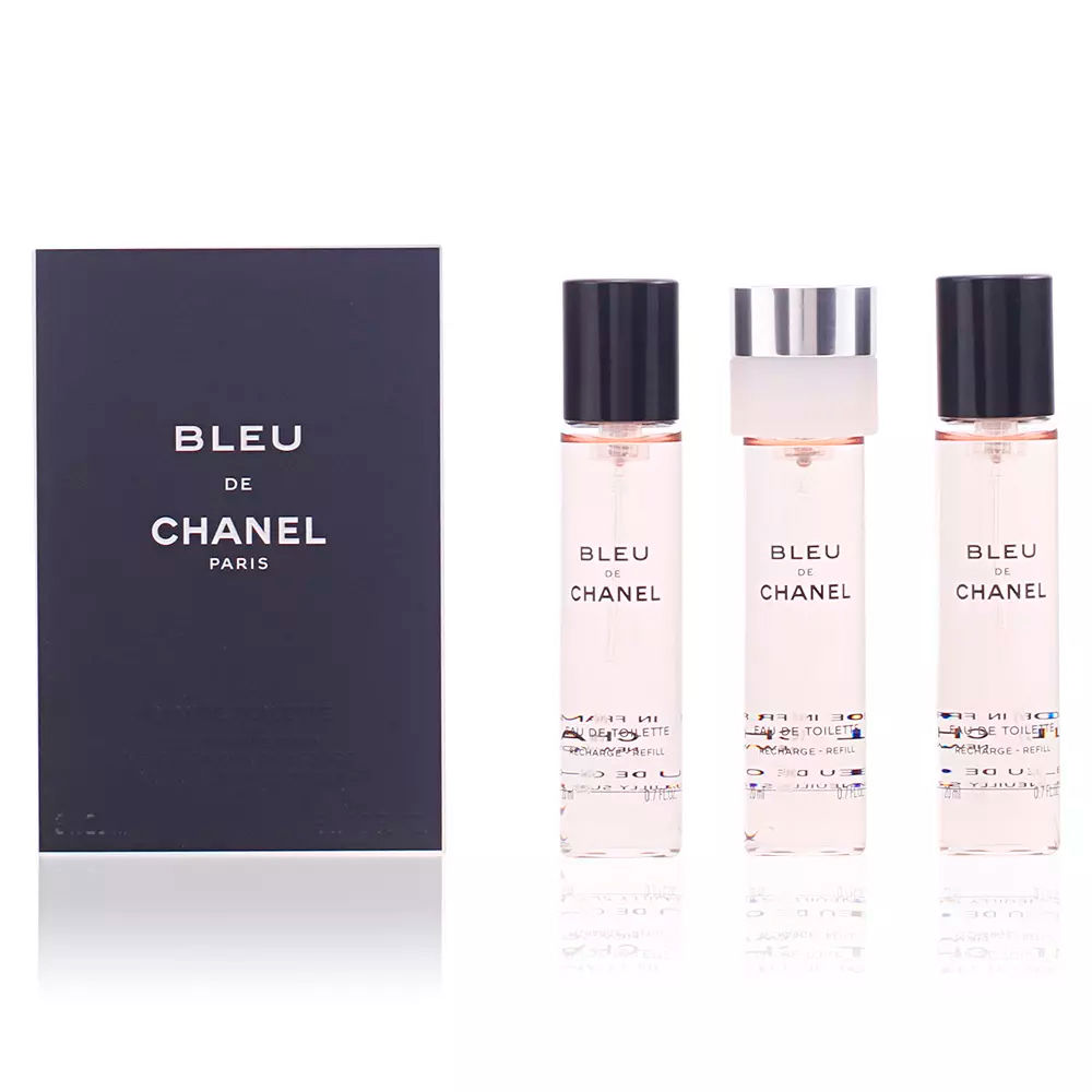BLEU de CHANEL 20ml 3本セット Amazon.com : Chanel Bleu De Channel Twist & Spray Eau De