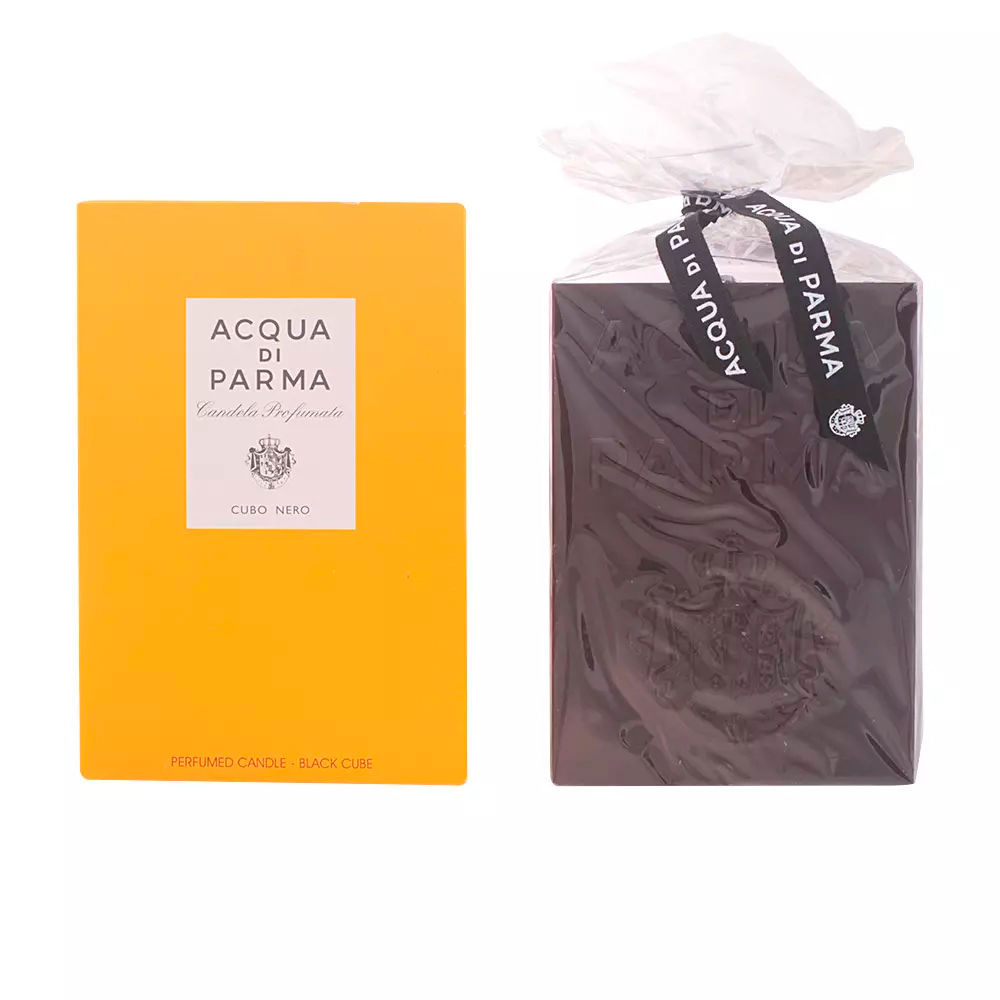 CUBE CANDLE 11 amber black Candles Acqua Di Parma Perfumes Club