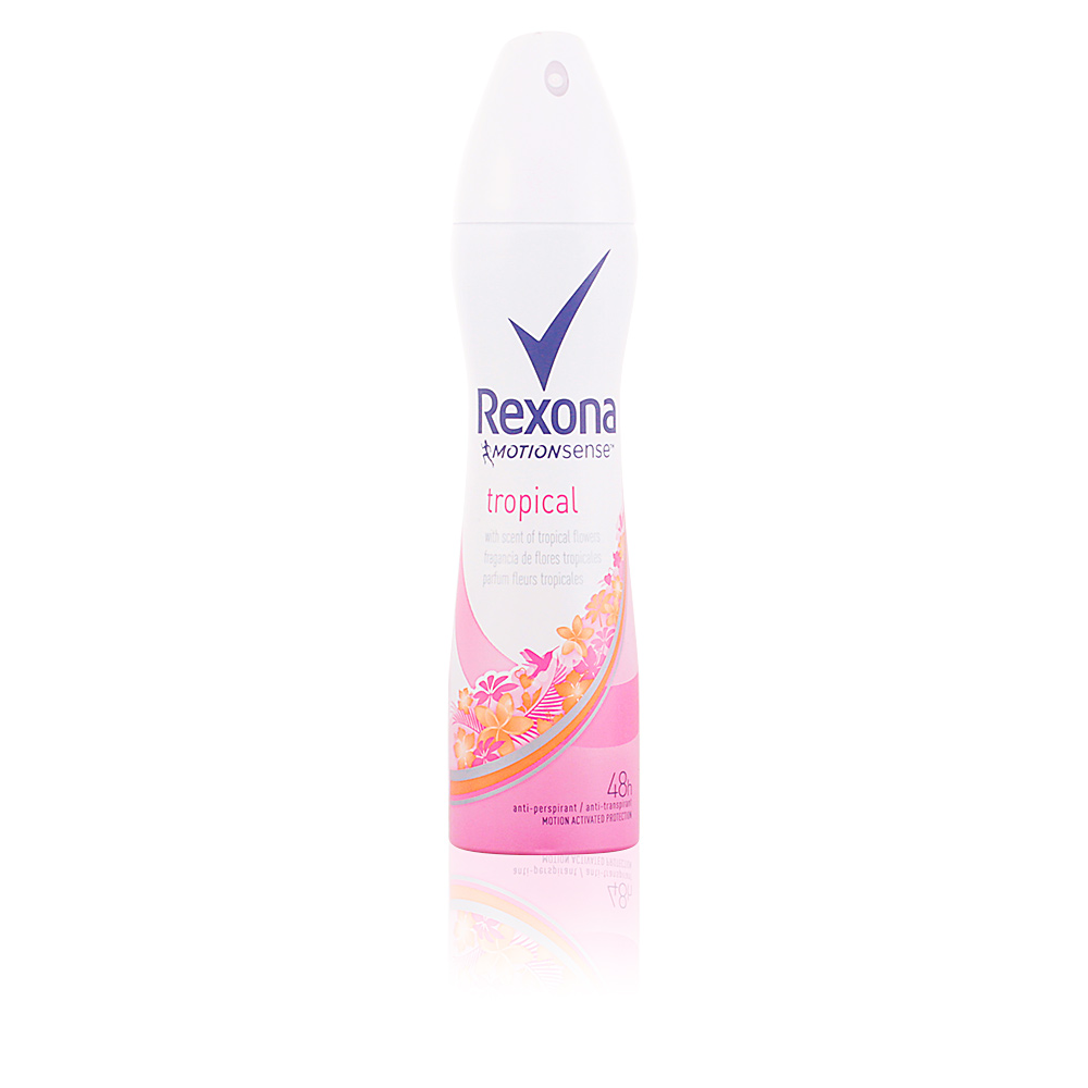 TROPICAL antiperspirant spray, Desodorantes Rexona Perfumes Club