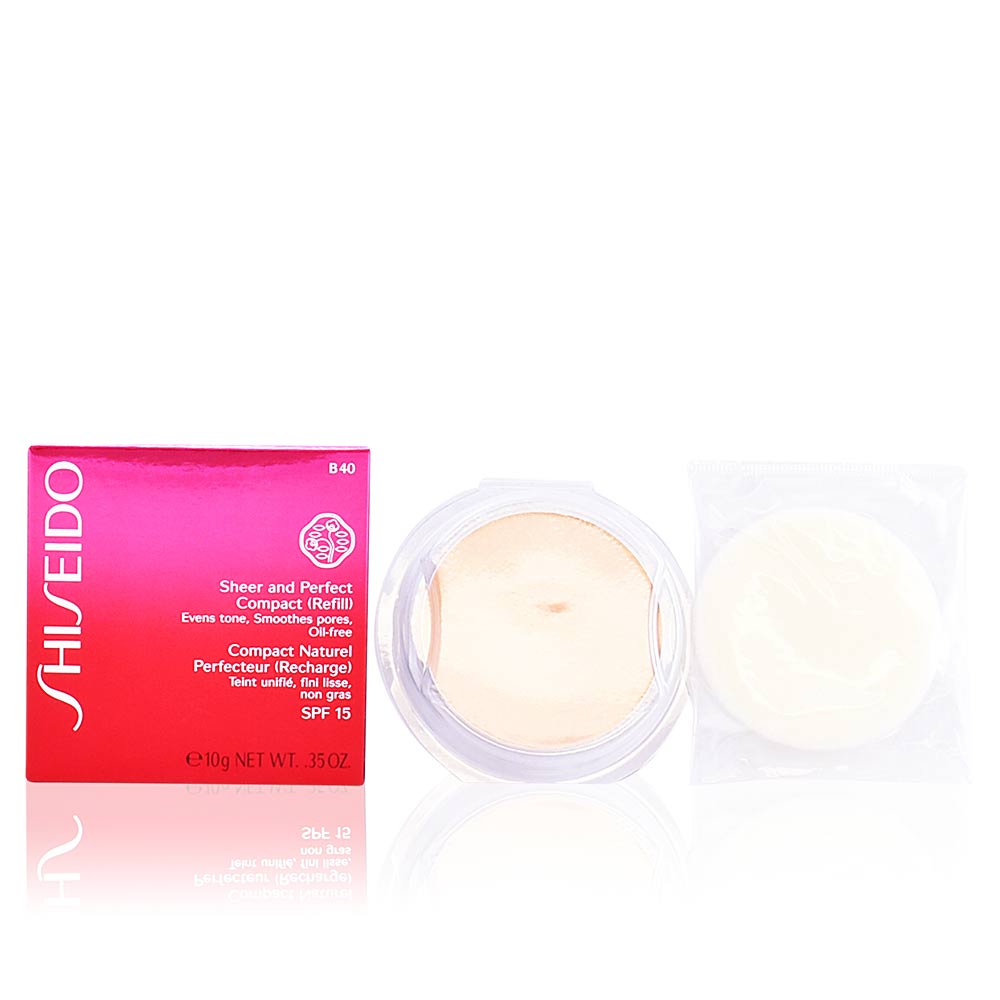 

Sheer & Perfect compact foundation recarga #B40-fair beige