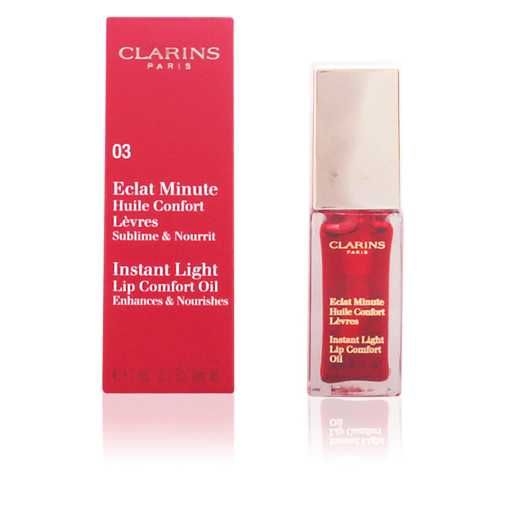 Clarins Makeup ECLAT MINUTE huile confort lèvres products 