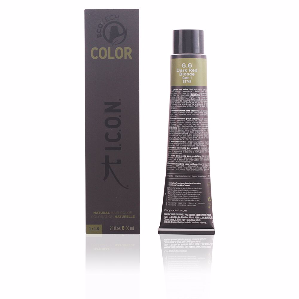 

Ecotech Color natural color #6.6 dark red blonde