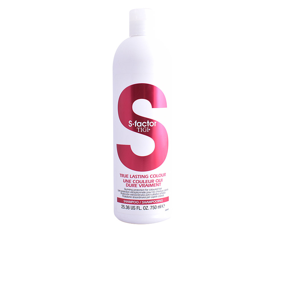 S FACTOR true lasting colour shampoo Tigi, Protección del color