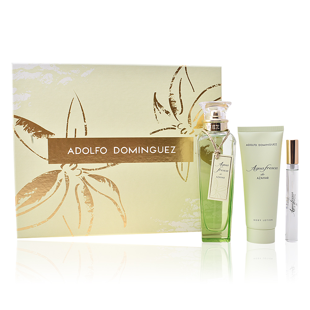 AZAHAR Adolfo Dominguez 100 Ml Eau De Toilette + Crème Hydratante 100 Ml - Neuf Espagne - Fleur D'oranger