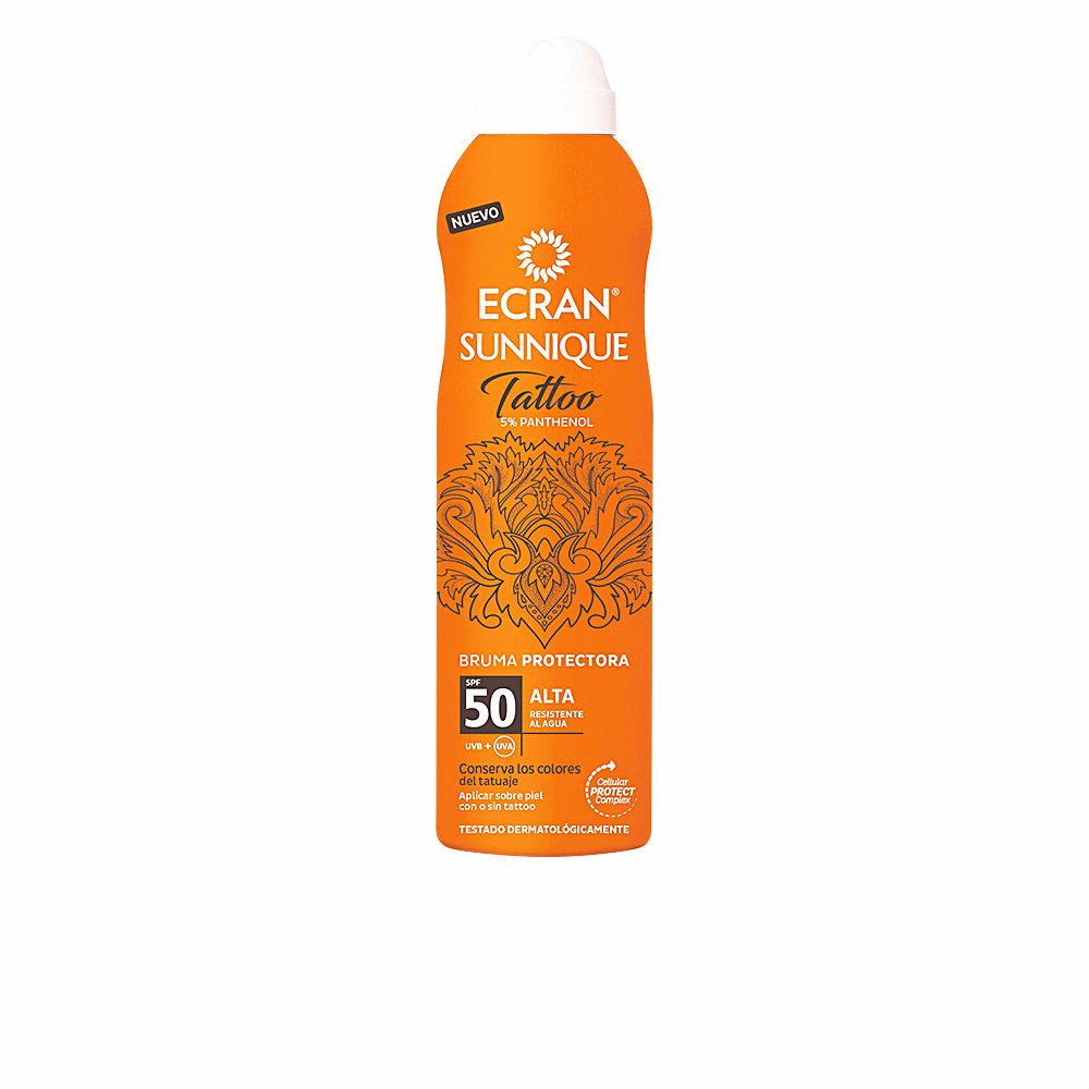 

Ecran Sunnique Tattoo bruma protectora SPF50 250 ml