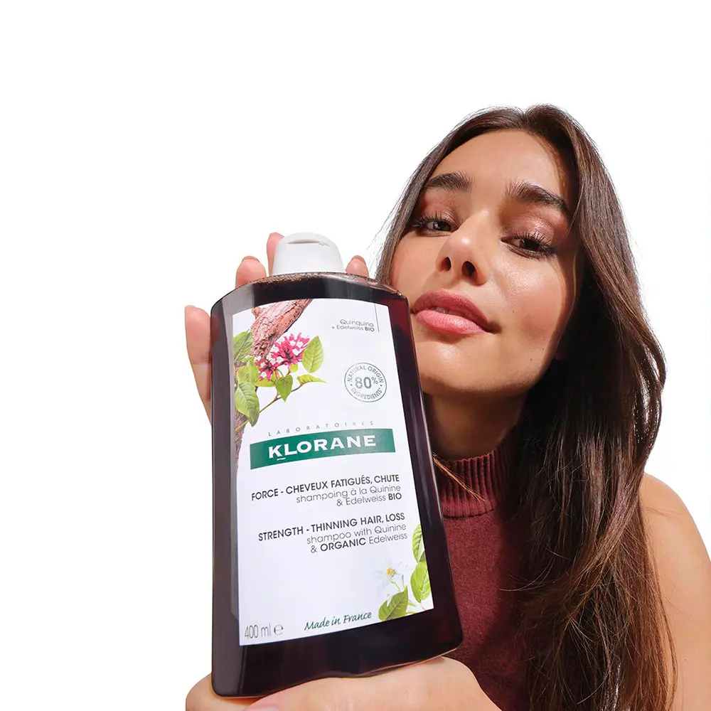 キニーネ アンド エーデルワイス BIO 脱毛防止シャンプー、落下防止