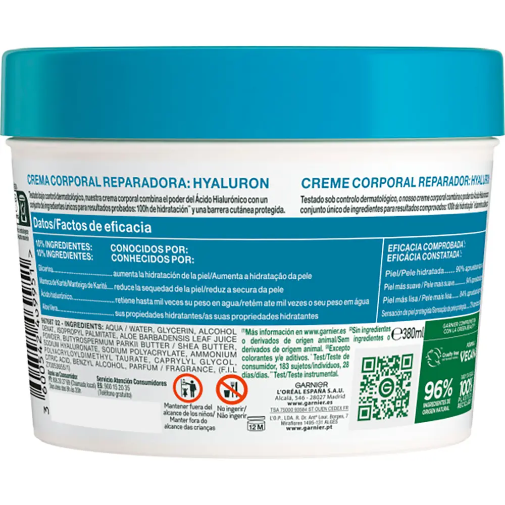 Garnier Body Superfood Moisturizing Body Cream 380ml