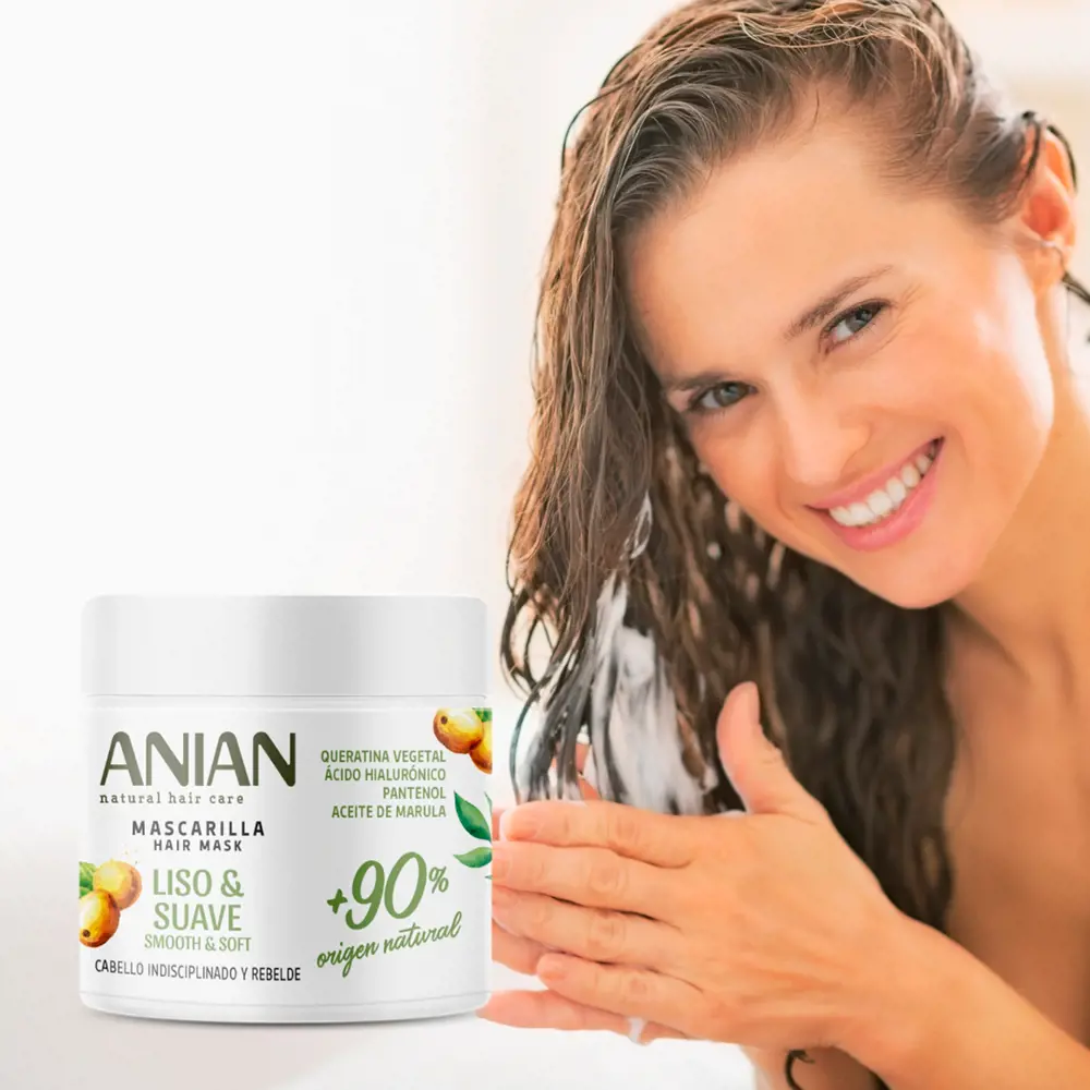 LISO SUAVE mascarilla queratina vegetal Anian, Mascarillas