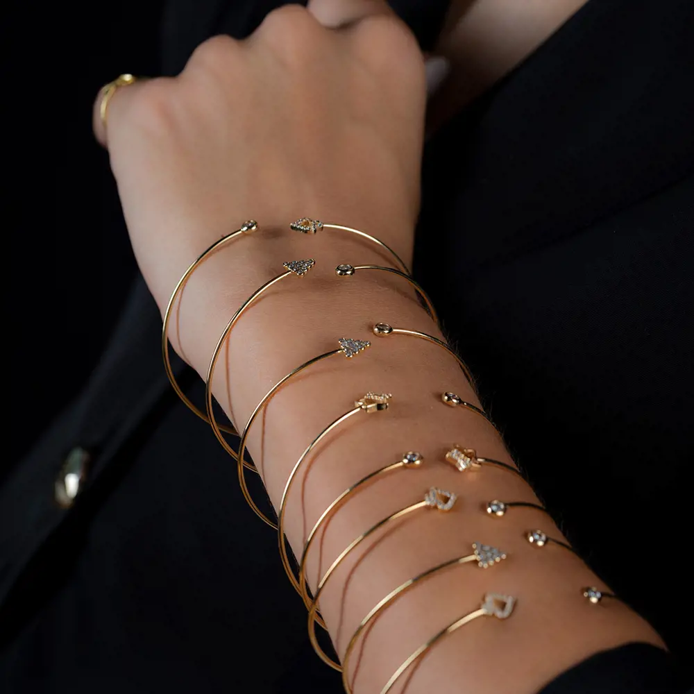 Bracciale Clic H Glitter - Nero | Hermès Italia - Foto 8