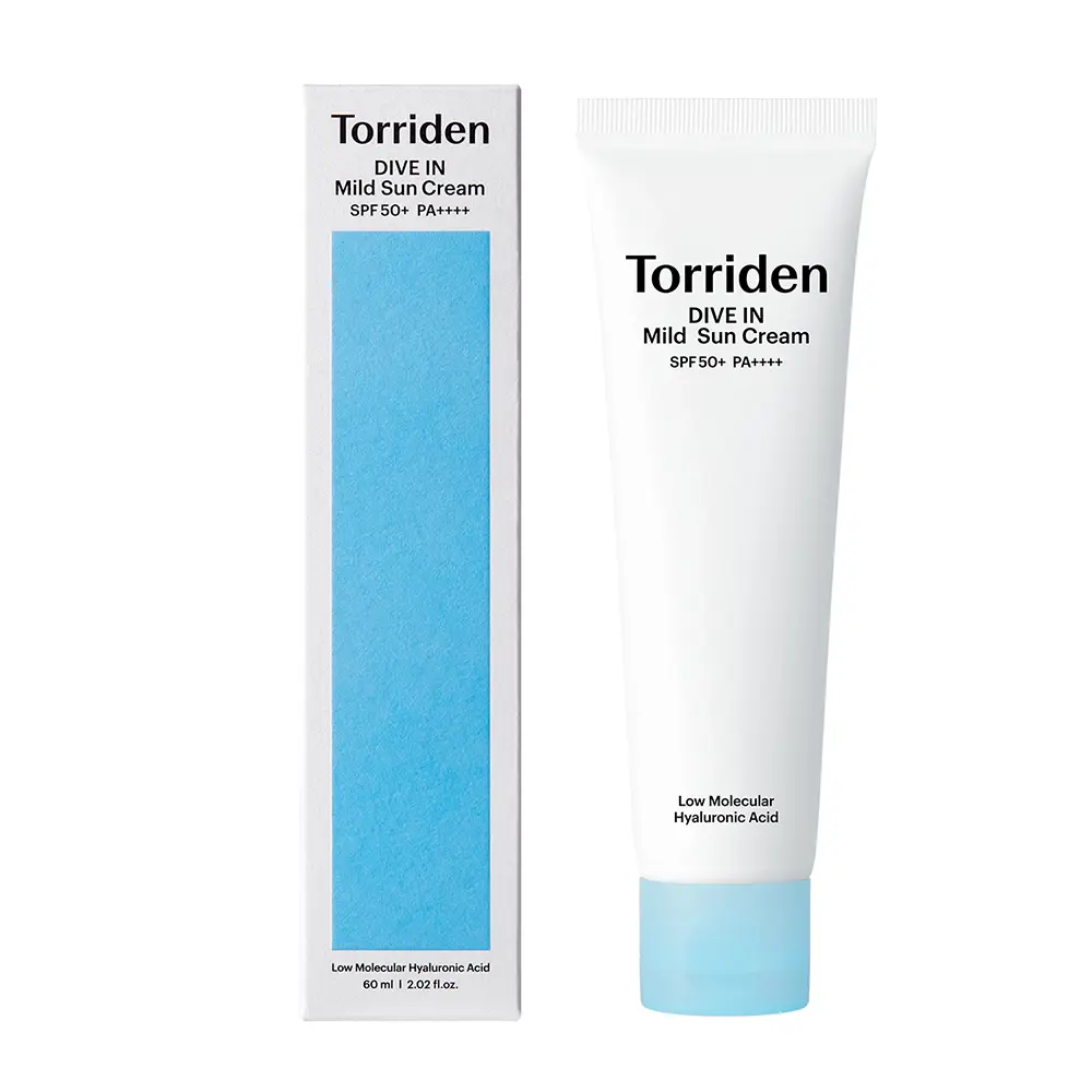 日焼け止め Torriden Mild Sun Cream SPF50+ Torriden Dive In Mild Sun Cream SPF50+ PA++++ 60ml | DODO