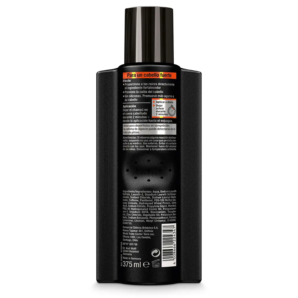 Alpecin Koffein Shampoo C1 – Anti-Haarausfall Für Herren, 3x250 Ml, Mit Koffein, Zink & Niacin