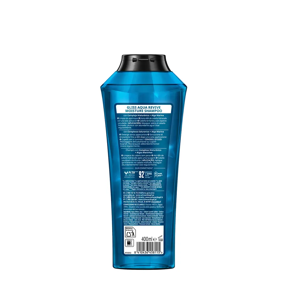 GLISS AQUA REVIVE moisturizing shampoo
