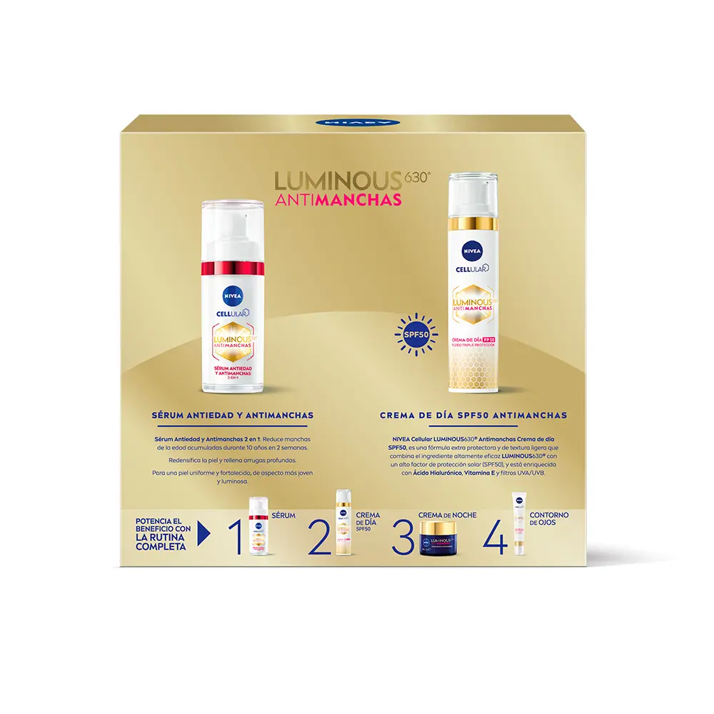 LUMINOUS 630º ANTI-STAIN day fluid SPF50 Anti-blemishes Nivea