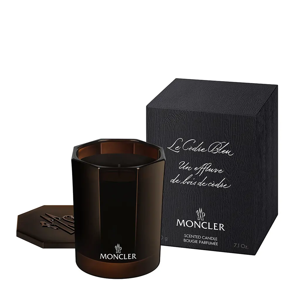 MONCLER Le Cèdre Bleu ホームフレグランス 150ml LE CEDRE BLEU HOME candle Candles Moncler - Perfumes Club