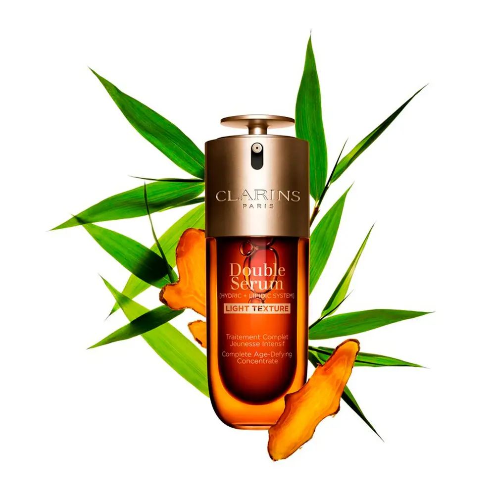 美容液 CLARINS Double Serum 50ml Light Double Serum Light Texture Firming + Smoothing Anti-Aging