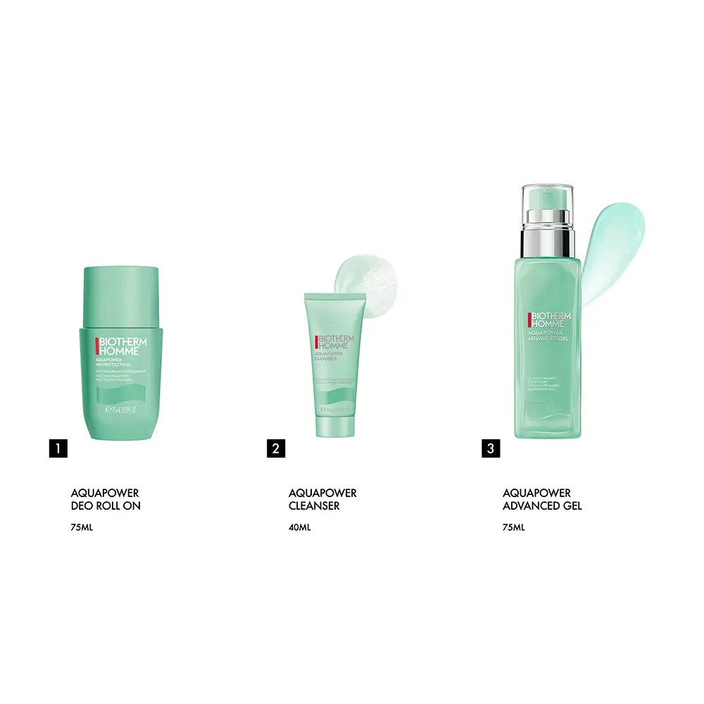 HOMME AQUAPOWER ADVANCED GEL CASE Hydrating and Nourishing