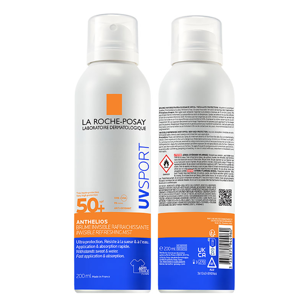 ANTHELIOS UVSPORT Invisible Refreshing Mist SPF50+ Sunscreen La