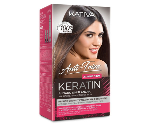KERATIN ANTI-FRIZZ alisado brasileño sin plancha xtrem care 30