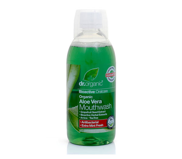 ALOE VERA enjuague bucal Mundwasser Dr. Organic - Perfumes Club