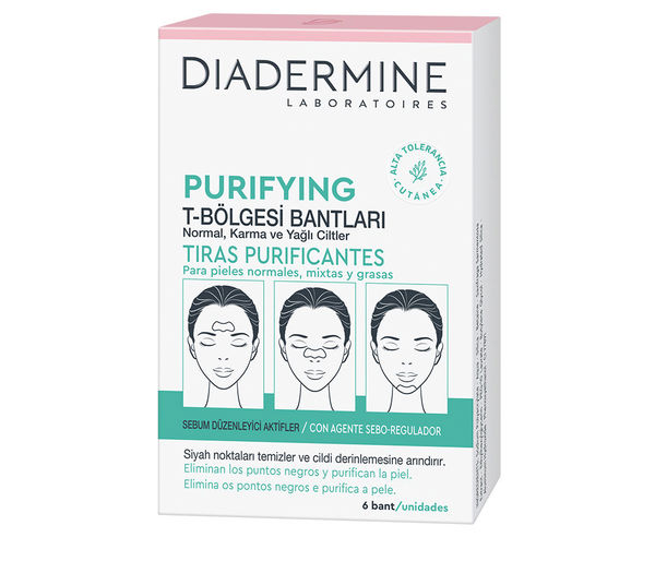 Lot De 2 Boîtes Diadermine Strips Au Charbon Actif - Pour Points Noirs Et Excès De Sébum - 12 Strips Au Total